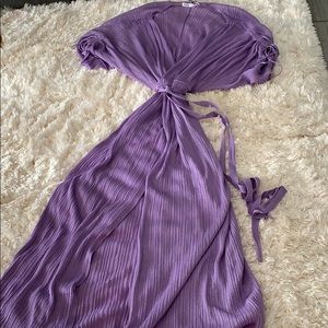 Knit Wrap Maxi Dress